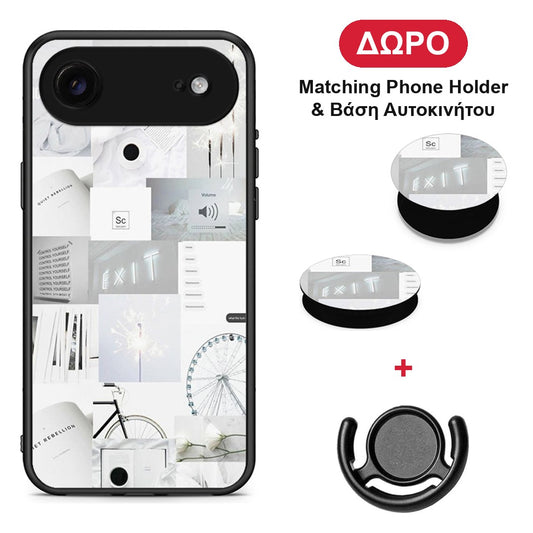 Collage Make Me Wonder - iPhone 17 Air θήκη + Δώρο Phone Holder & Βάση Αυτοκινήτου
