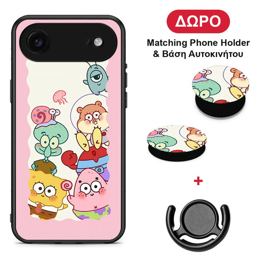Cute Companion - iPhone 17 Air θήκη + Δώρο Phone Holder & Βάση Αυτοκινήτου