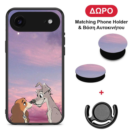 Lady And Tramp - iPhone 17 Air θήκη + Δώρο Phone Holder & Βάση Αυτοκινήτου