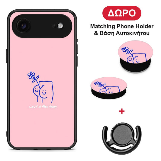 Nice Day - iPhone 17 Air θήκη + Δώρο Phone Holder & Βάση Αυτοκινήτου