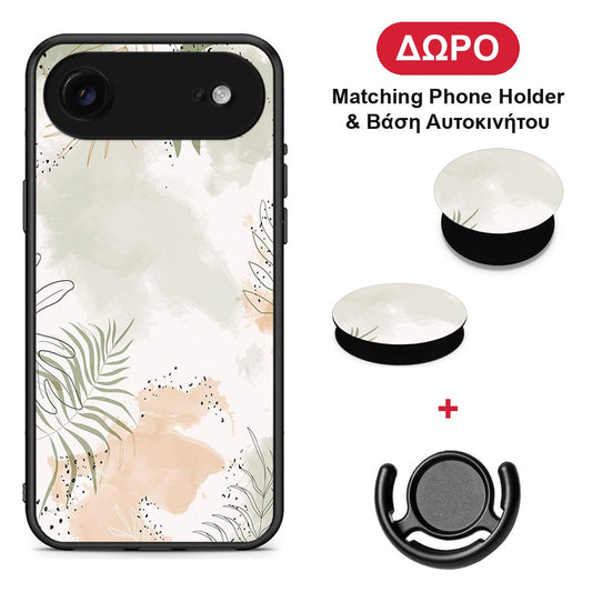 Nude Plants - iPhone 17 Air θήκη + Δώρο Phone Holder & Βάση Αυτοκινήτου
