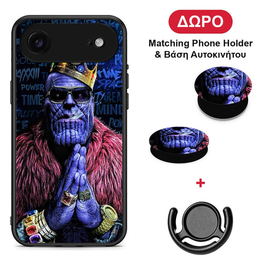 PopArt Thanos - iPhone 17 Air θήκη + Δώρο Phone Holder & Βάση Αυτοκινήτου