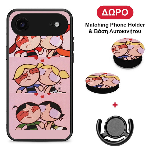 Puff Love - iPhone 17 Air θήκη + Δώρο Phone Holder & Βάση Αυτοκινήτου