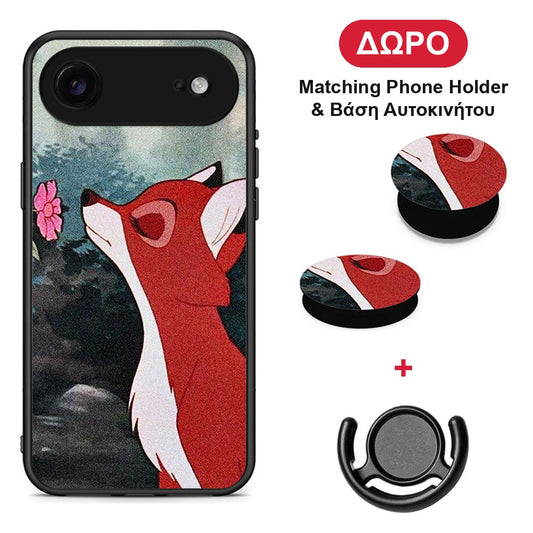 Tod And Vixey Love 2 - iPhone 17 Air θήκη + Δώρο Phone Holder & Βάση Αυτοκινήτου