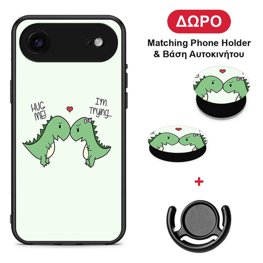 Valentine Rex - iPhone 17 Air θήκη + Δώρο Phone Holder & Βάση Αυτοκινήτου