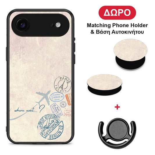Where Next - iPhone 17 Air θήκη + Δώρο Phone Holder & Βάση Αυτοκινήτου