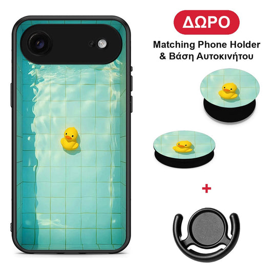 Yellow Duck - iPhone 17 Air θήκη + Δώρο Phone Holder & Βάση Αυτοκινήτου