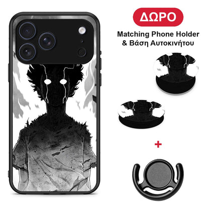 Anime Boy - iPhone 17 Pro θήκη + Δώρο Phone Holder & Βάση Αυτοκινήτου