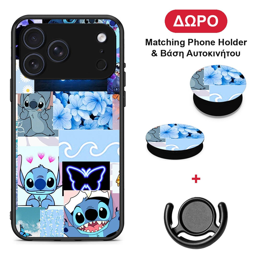 Collage Good Vibes - iPhone 17 Pro θήκη + Δώρο Phone Holder & Βάση Αυτοκινήτου