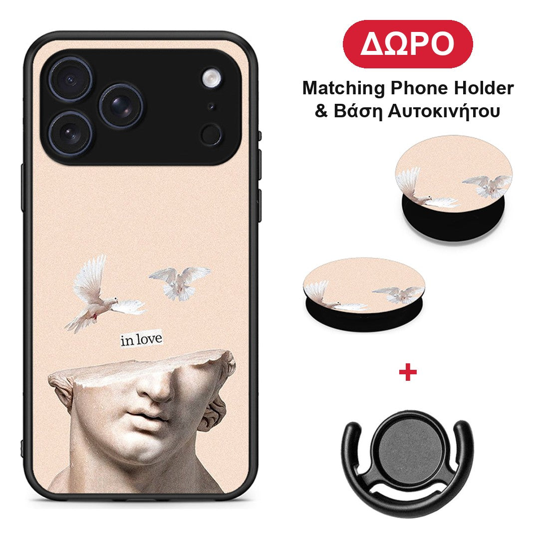 In Love - iPhone 17 Pro θήκη + Δώρο Phone Holder & Βάση Αυτοκινήτου