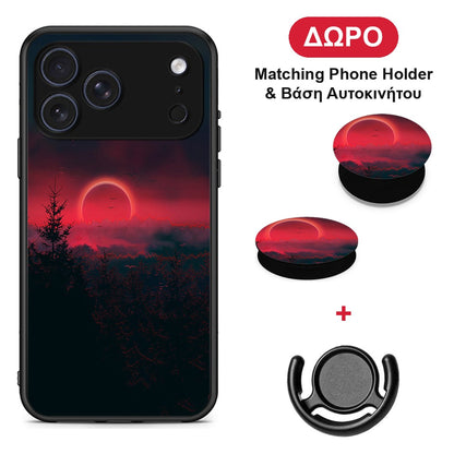 Tropic Sunset - iPhone 17 Pro θήκη + Δώρο Phone Holder & Βάση Αυτοκινήτου