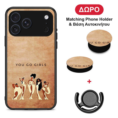 You Go Girl - iPhone 17 Pro θήκη + Δώρο Phone Holder & Βάση Αυτοκινήτου