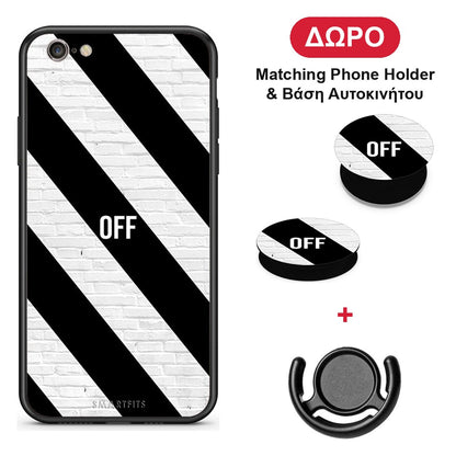 Get Off - iPhone 6 / 6s θήκη + Δώρο Phone Holder & Βάση Αυτοκινήτου