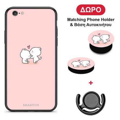 Valentine Love - iPhone 6 / 6s θήκη + Δώρο Phone Holder & Βάση Αυτοκινήτου