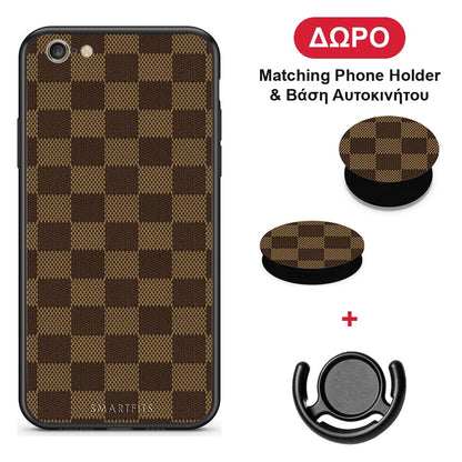 Designer Glamour - iPhone 6 Plus / 6s Plus θήκη + Δώρο Phone Holder & Βάση Αυτοκινήτου