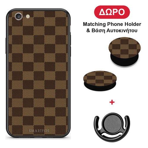 Designer Glamour - iPhone 6 Plus / 6s Plus θήκη + Δώρο Phone Holder & Βάση Αυτοκινήτου