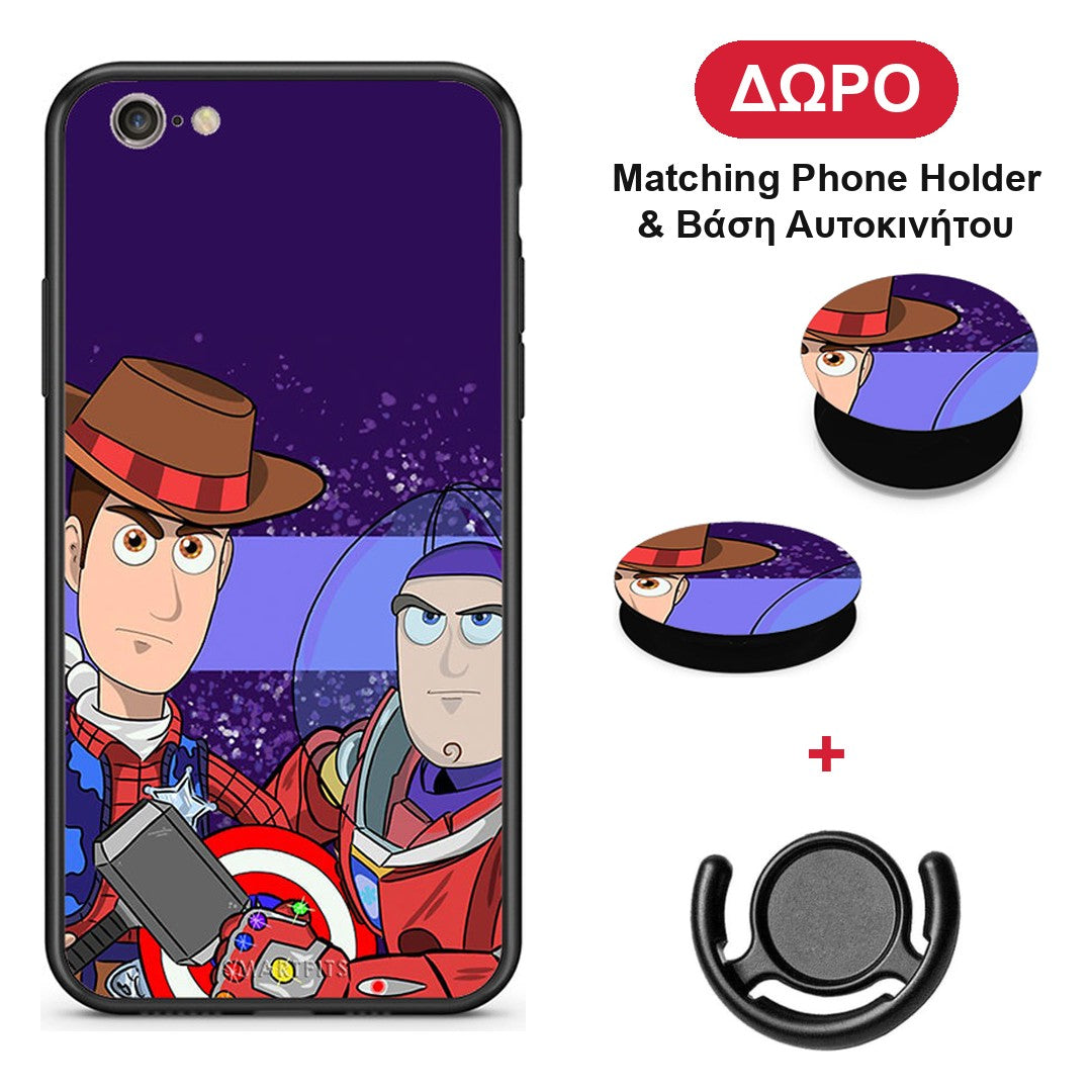 Infinity Story - iPhone 6 Plus / 6s Plus θήκη + Δώρο Phone Holder & Βάση Αυτοκινήτου
