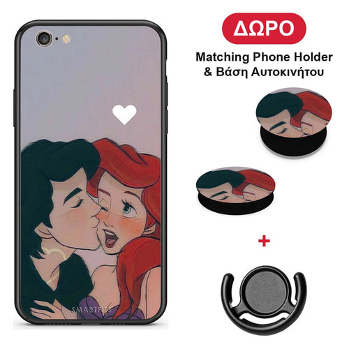Mermaid Couple - iPhone 6 Plus / 6s Plus θήκη + Δώρο Phone Holder & Βάση Αυτοκινήτου