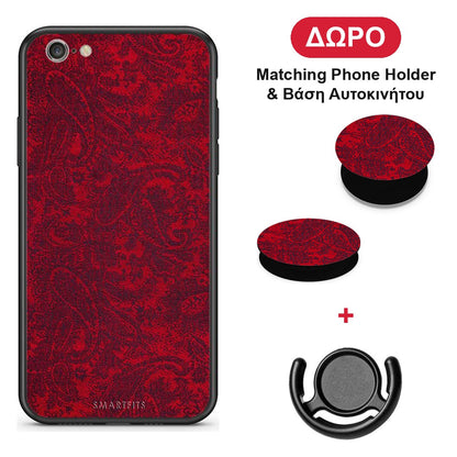 Paisley Cashmere - iPhone 6 Plus / 6s Plus θήκη + Δώρο Phone Holder & Βάση Αυτοκινήτου