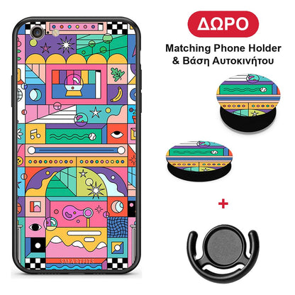 Bubbles Soap - iPhone 7 / 8 / SE 2020 θήκη + Δώρο Phone Holder & Βάση Αυτοκινήτου