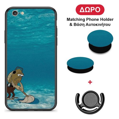 Clean The Ocean - iPhone 7 / 8 / SE 2020 θήκη + Δώρο Phone Holder & Βάση Αυτοκινήτου