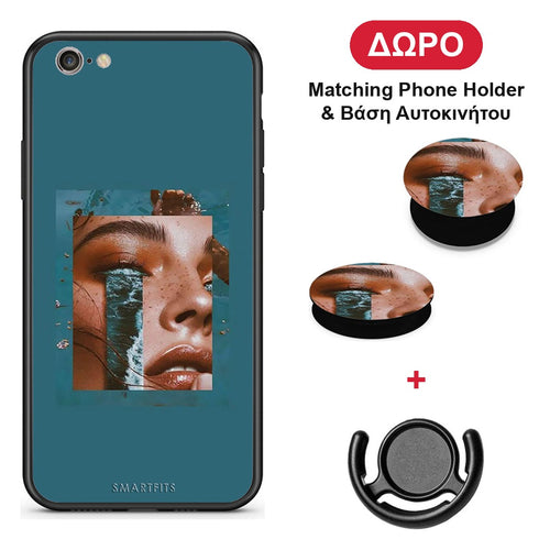 Cry An Ocean - iPhone 7 / 8 / SE 2020 θήκη + Δώρο Phone Holder & Βάση Αυτοκινήτου