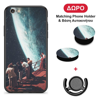 Surreal View - iPhone 7 / 8 / SE 2020 θήκη + Δώρο Phone Holder & Βάση Αυτοκινήτου