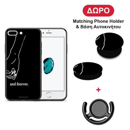 Always & Forever 2 - iPhone 7 Plus / 8 Plus θήκη + Δώρο Phone Holder & Βάση Αυτοκινήτου