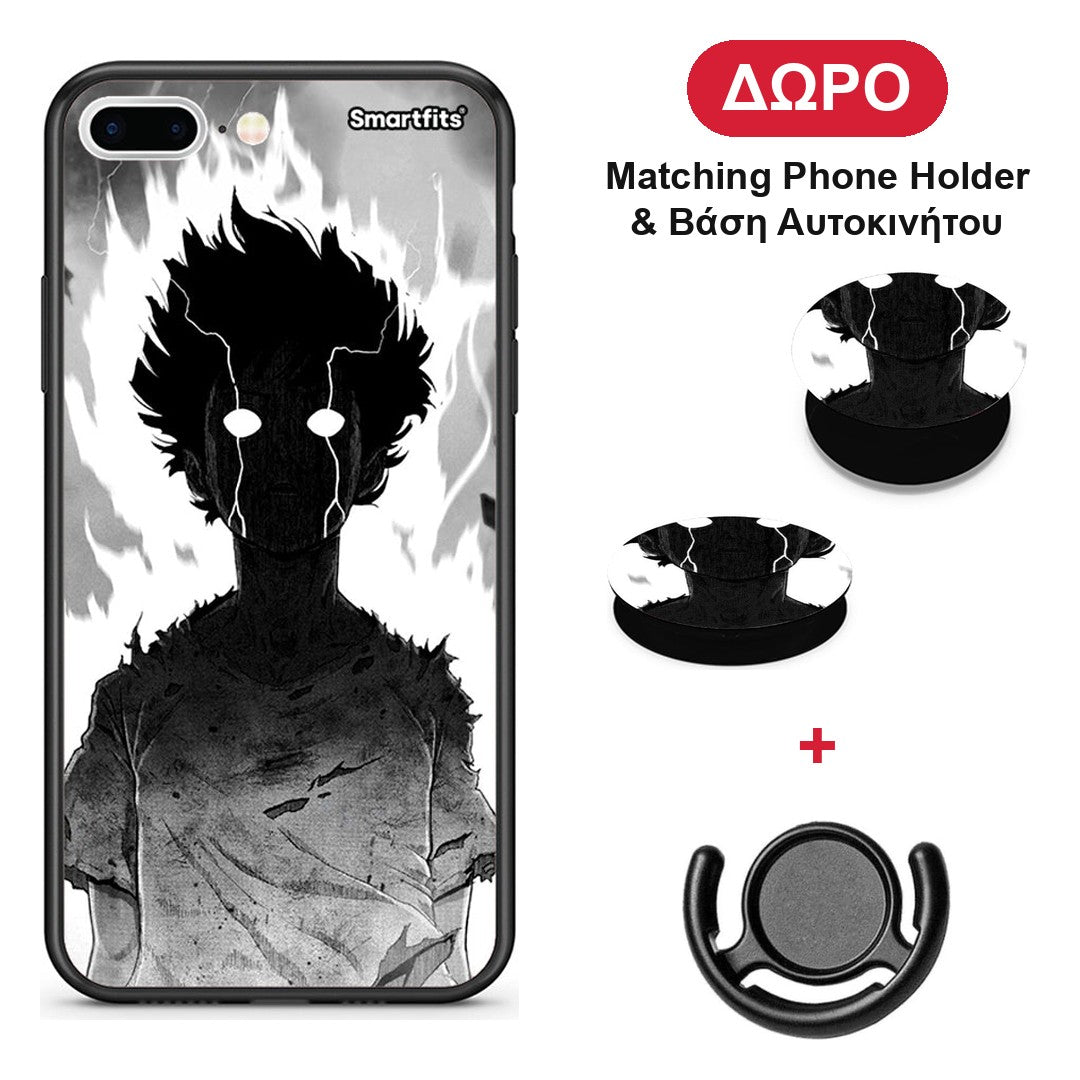 Anime Boy - iPhone 7 Plus / 8 Plus θήκη + Δώρο Phone Holder & Βάση Αυτοκινήτου