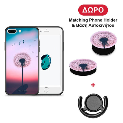 Boho Wish - iPhone 7 Plus / 8 Plus θήκη + Δώρο Phone Holder & Βάση Αυτοκινήτου