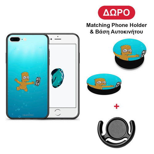 Chasing Money - iPhone 7 Plus / 8 Plus θήκη + Δώρο Phone Holder & Βάση Αυτοκινήτου