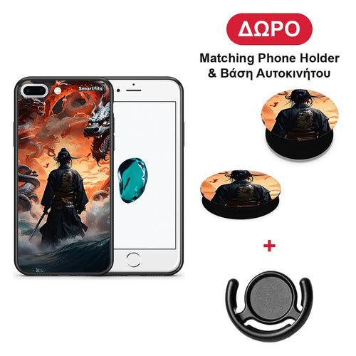 Dragons Fight - iPhone 7 Plus / 8 Plus θήκη + Δώρο Phone Holder & Βάση Αυτοκινήτου