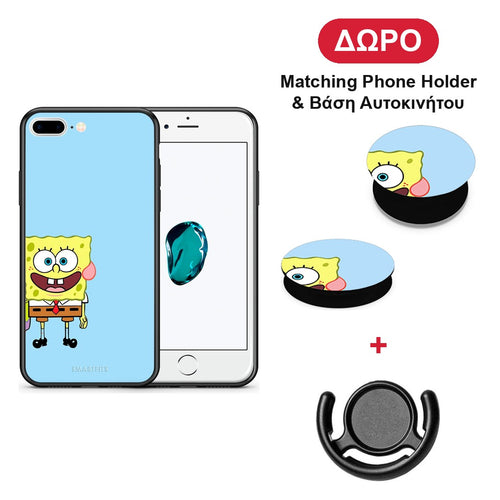 Friends Bob - iPhone 7 Plus / 8 Plus θήκη + Δώρο Phone Holder & Βάση Αυτοκινήτου