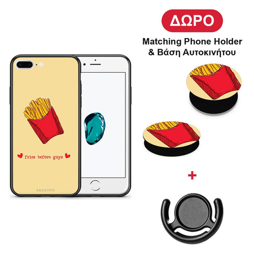 Fries Before Guys - iPhone 7 Plus / 8 Plus θήκη + Δώρο Phone Holder & Βάση Αυτοκινήτου