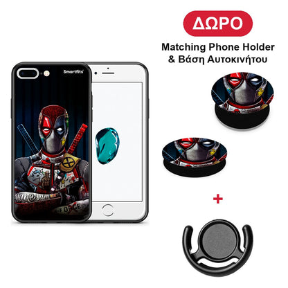 Funny Guy - iPhone 7 Plus / 8 Plus θήκη + Δώρο Phone Holder & Βάση Αυτοκινήτου