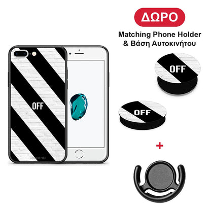Get Off - iPhone 7 Plus / 8 Plus θήκη + Δώρο Phone Holder & Βάση Αυτοκινήτου