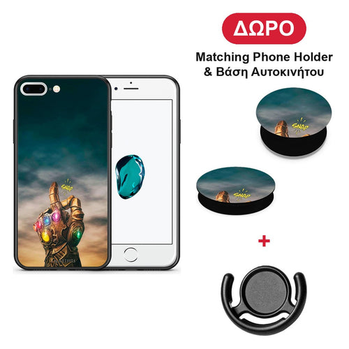 Infinity Snap - iPhone 7 Plus / 8 Plus θήκη + Δώρο Phone Holder & Βάση Αυτοκινήτου