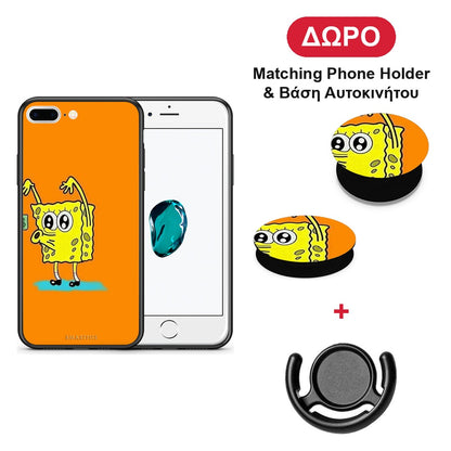 No Money 2 - iPhone 7 Plus / 8 Plus θήκη + Δώρο Phone Holder & Βάση Αυτοκινήτου