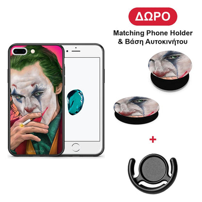 PopArt JokesOnU - iPhone 7 Plus / 8 Plus θήκη + Δώρο Phone Holder & Βάση Αυτοκινήτου