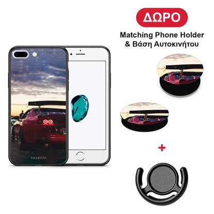 Racing Supra - iPhone 7 Plus / 8 Plus θήκη + Δώρο Phone Holder & Βάση Αυτοκινήτου