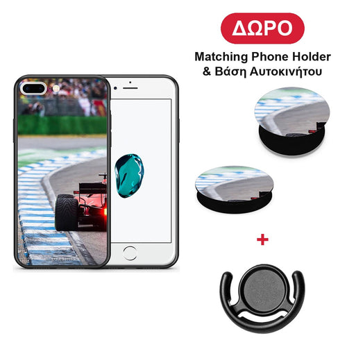 Racing Vibes - iPhone 7 Plus / 8 Plus θήκη + Δώρο Phone Holder & Βάση Αυτοκινήτου