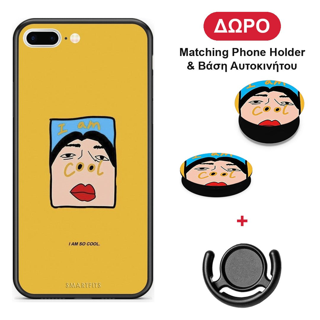 So Cool - iPhone 7 Plus / 8 Plus θήκη + Δώρο Phone Holder & Βάση Αυτοκινήτου