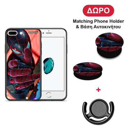 Spider Hand - iPhone 7 Plus / 8 Plus θήκη + Δώρο Phone Holder & Βάση Αυτοκινήτου