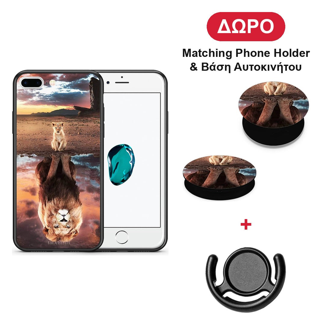 Sunset Dreams - iPhone 7 Plus / 8 Plus θήκη + Δώρο Phone Holder & Βάση Αυτοκινήτου