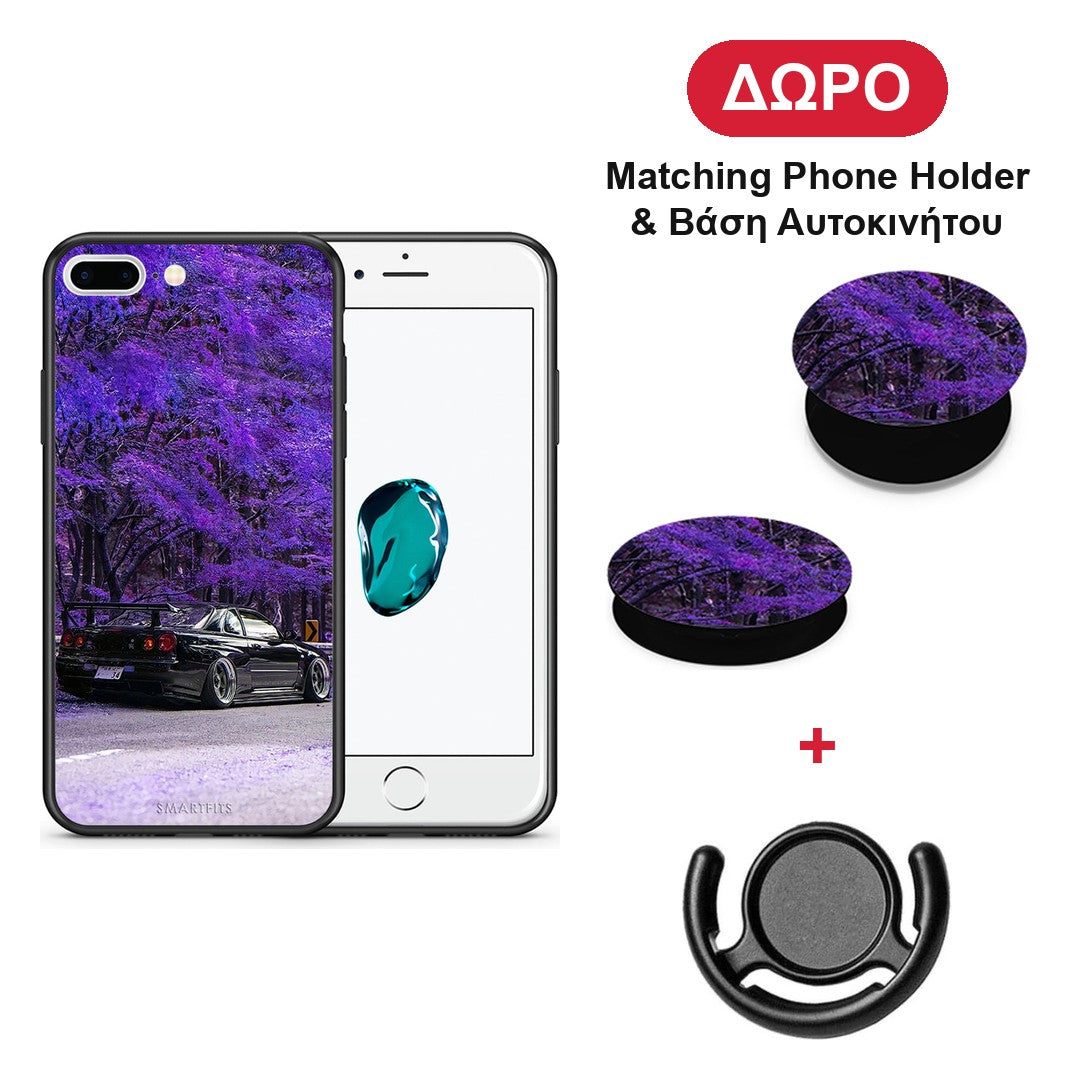 Super Car - iPhone 7 Plus / 8 Plus θήκη + Δώρο Phone Holder & Βάση Αυτοκινήτου