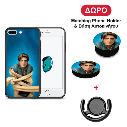 Tangled 1 - iPhone 7 Plus / 8 Plus θήκη + Δώρο Phone Holder & Βάση Αυτοκινήτου
