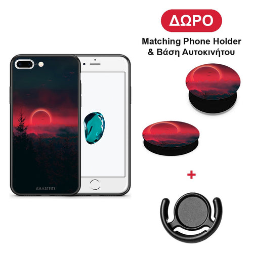 Tropic Sunset - iPhone 7 Plus / 8 Plus θήκη + Δώρο Phone Holder & Βάση Αυτοκινήτου