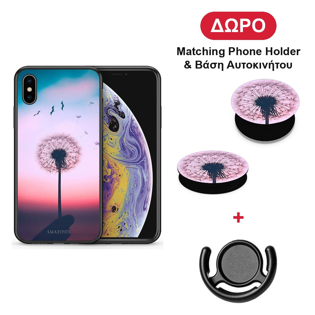 Boho Wish - iPhone X / Xs θήκη + Δώρο Phone Holder & Βάση Αυτοκινήτου
