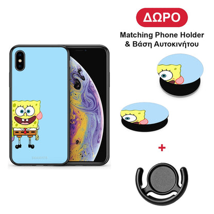 Friends Bob - iPhone X / Xs θήκη + Δώρο Phone Holder & Βάση Αυτοκινήτου