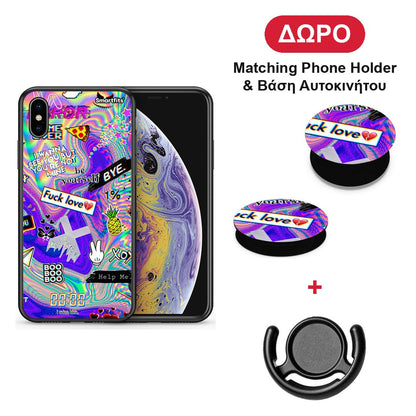 Game Over - iPhone X / Xs θήκη + Δώρο Phone Holder & Βάση Αυτοκινήτου
